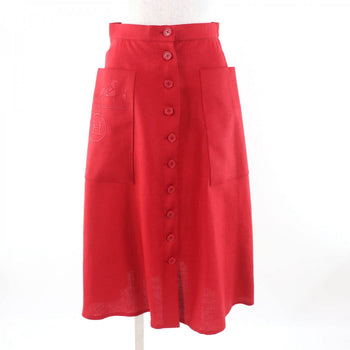 Hermes Flare Skirt Outer