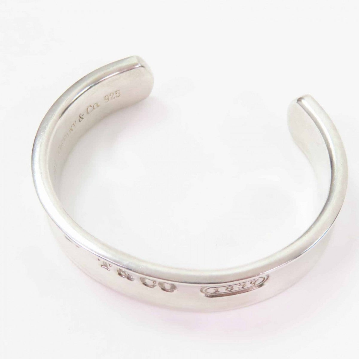 Tiffany&Co. Bracelet 1837 Sv925 Silver Cuff