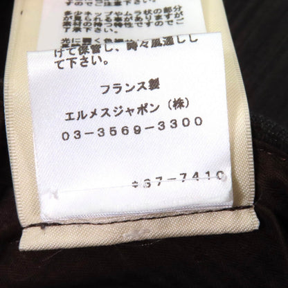 Hermes Pants 3H0418Dw Wool Khaki 36
