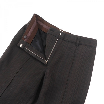 Hermes Pants 3H0418Dw Wool Khaki 36
