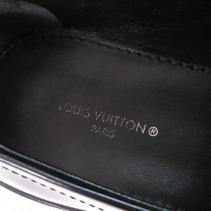 Louis Vuitton Loafers Leather Black The Connery Line 35.5