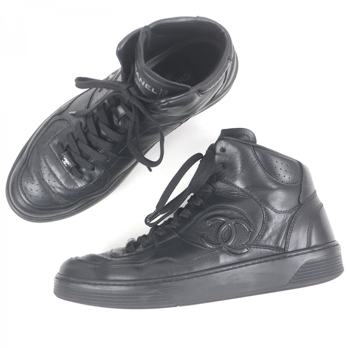 Chanel High Cut Sneakers G45080 Main