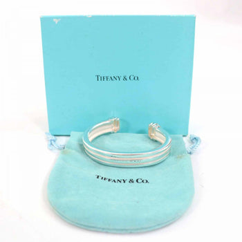 Tiffany&Co. Bangle Sv925 Silver Atlas Grooved Cuff Atlas Grooved Cuff