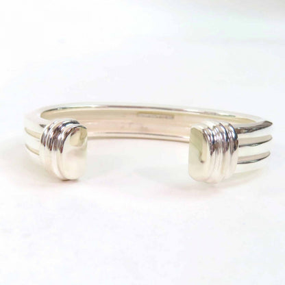 Tiffany&Co. Bangle Sv925 Silver Atlas Grooved Cuff Atlas Grooved Cuff