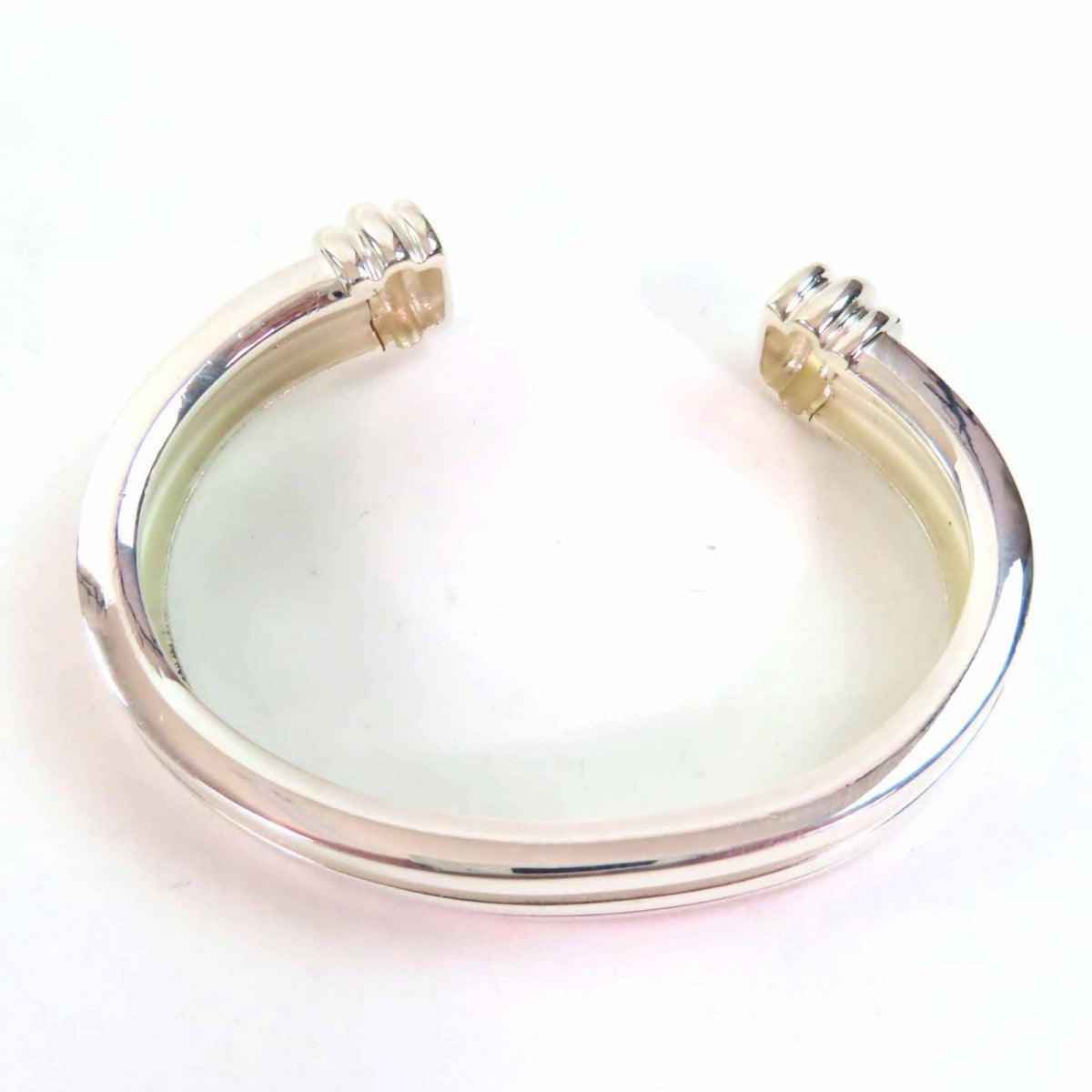 Tiffany&Co. Bangle Sv925 Silver Atlas Grooved Cuff Atlas Grooved Cuff
