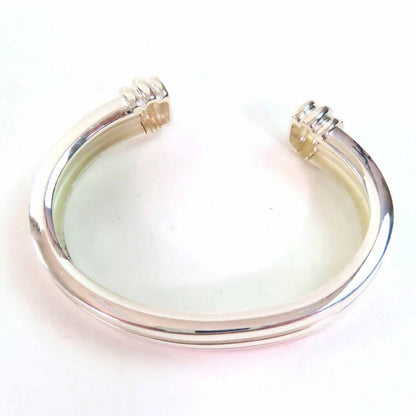 Tiffany&Co. Bangle Sv925 Silver Atlas Grooved Cuff Atlas Grooved Cuff