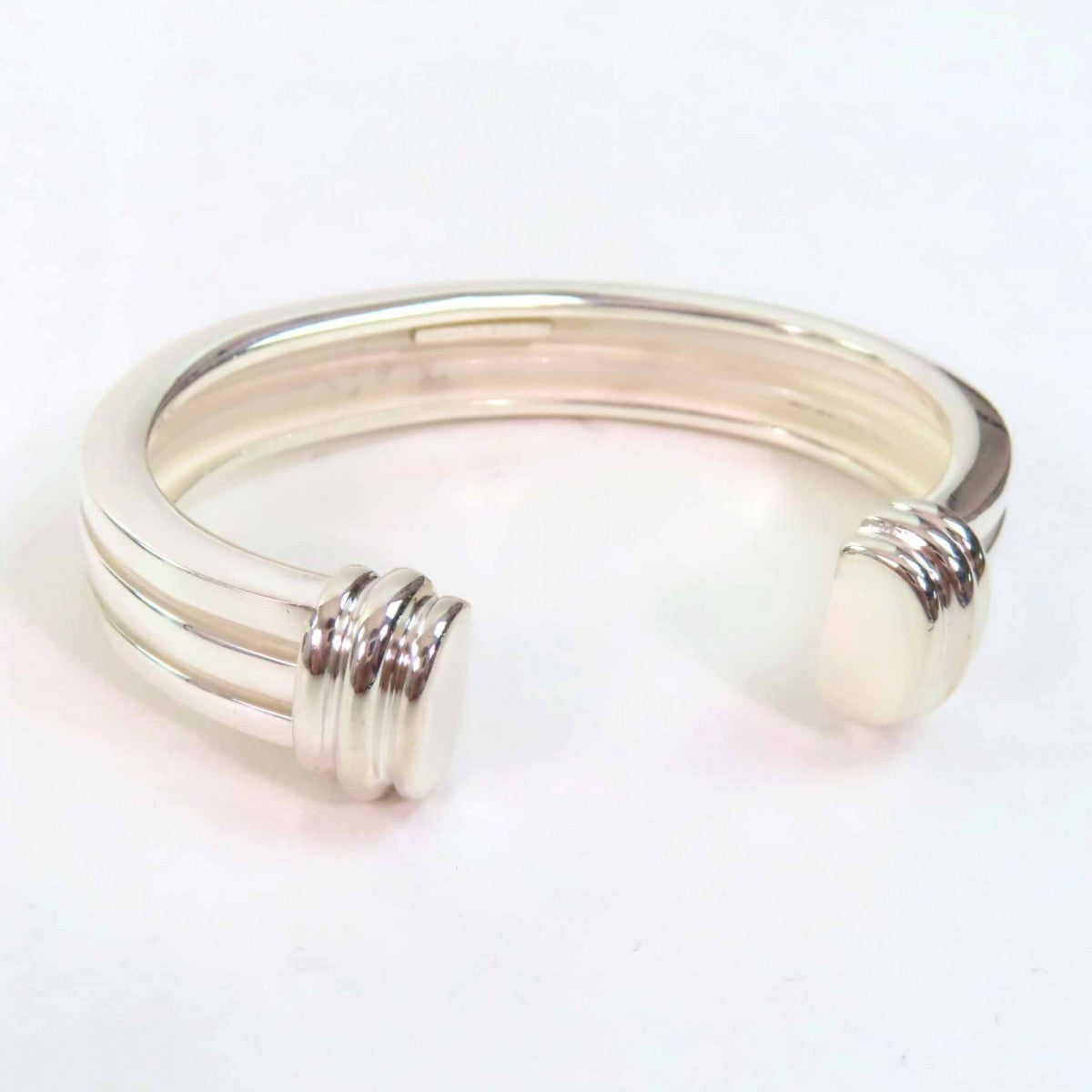 Tiffany&Co. Bangle Sv925 Silver Atlas Grooved Cuff Atlas Grooved Cuff