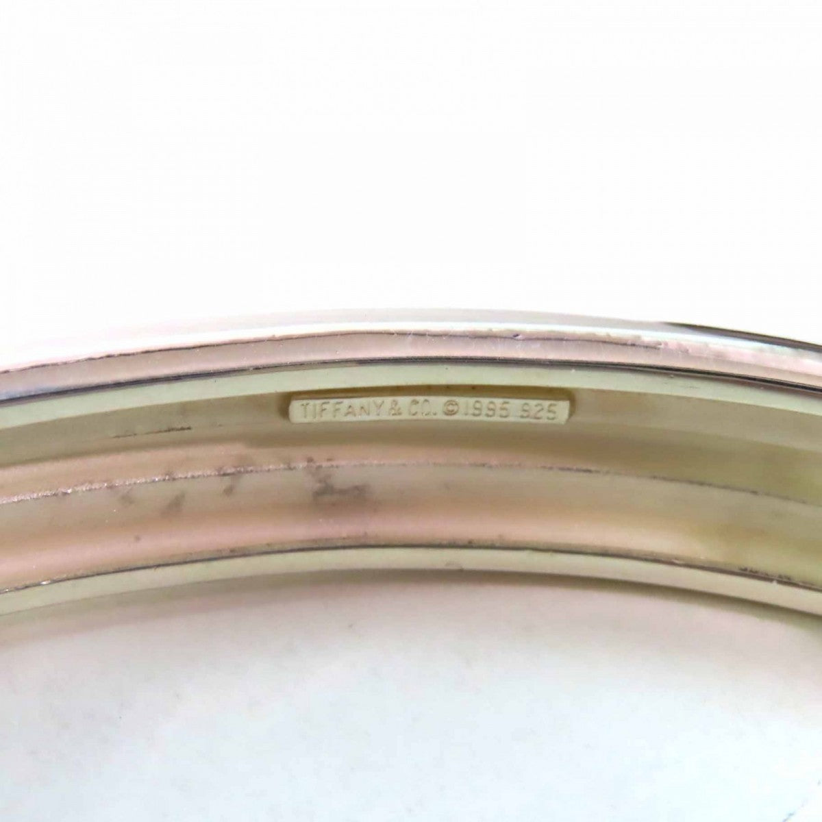 Tiffany&Co. Bangle Sv925 Silver Atlas Grooved Cuff Atlas Grooved Cuff