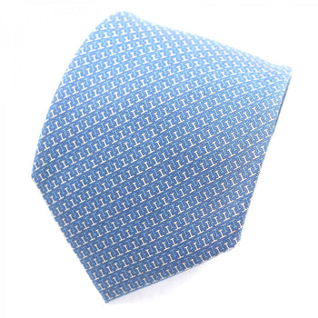 Hermes Tie 645815Ia Silk Blue