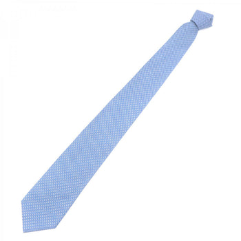 Hermes Tie 645815Ia Silk Blue