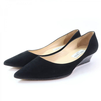 Jimmy Choo Pumps Suede Leather Black 38.5