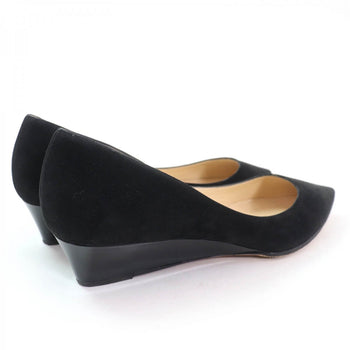 Jimmy Choo Pumps Suede Leather Black 38.5