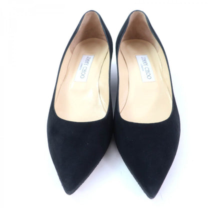 Jimmy Choo Pumps Suede Leather Black 38.5