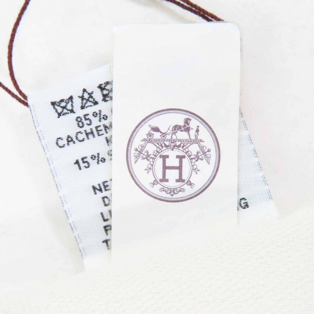 Hermes Stall Cashmere Ivory Etoile New Libris