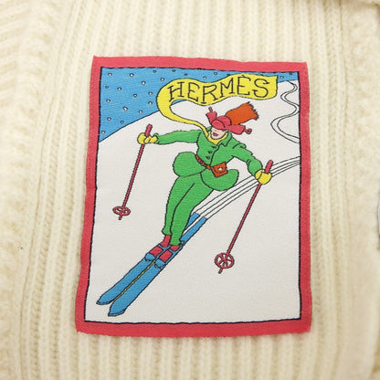 Hermes Stall Cashmere Ivory L