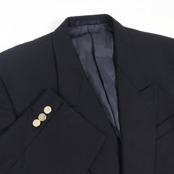 Yves Saint Laurent Blouson Hair Navy 100-96-175