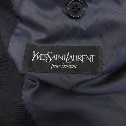Yves Saint Laurent Blouson Hair Navy 100-96-175