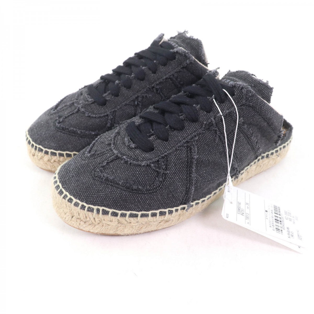 Maison Margiela Sneakers S38Ws0192 Cotton Black Sandals Women 36