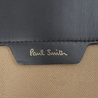 Paul Smith Tote Bag Psn942 Canvas, Leather Beige Briefcase Business Bag Mens