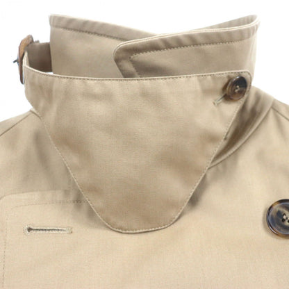 Saint Laurent Paris Trench Coat Polyester Beige 50