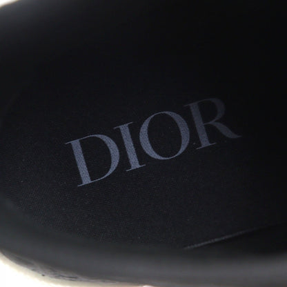 Dior Homme High Cut Sneakers 3Sh118Zbk Canvas, Fabric Black Quilted Oplique All-Over Pattern B23