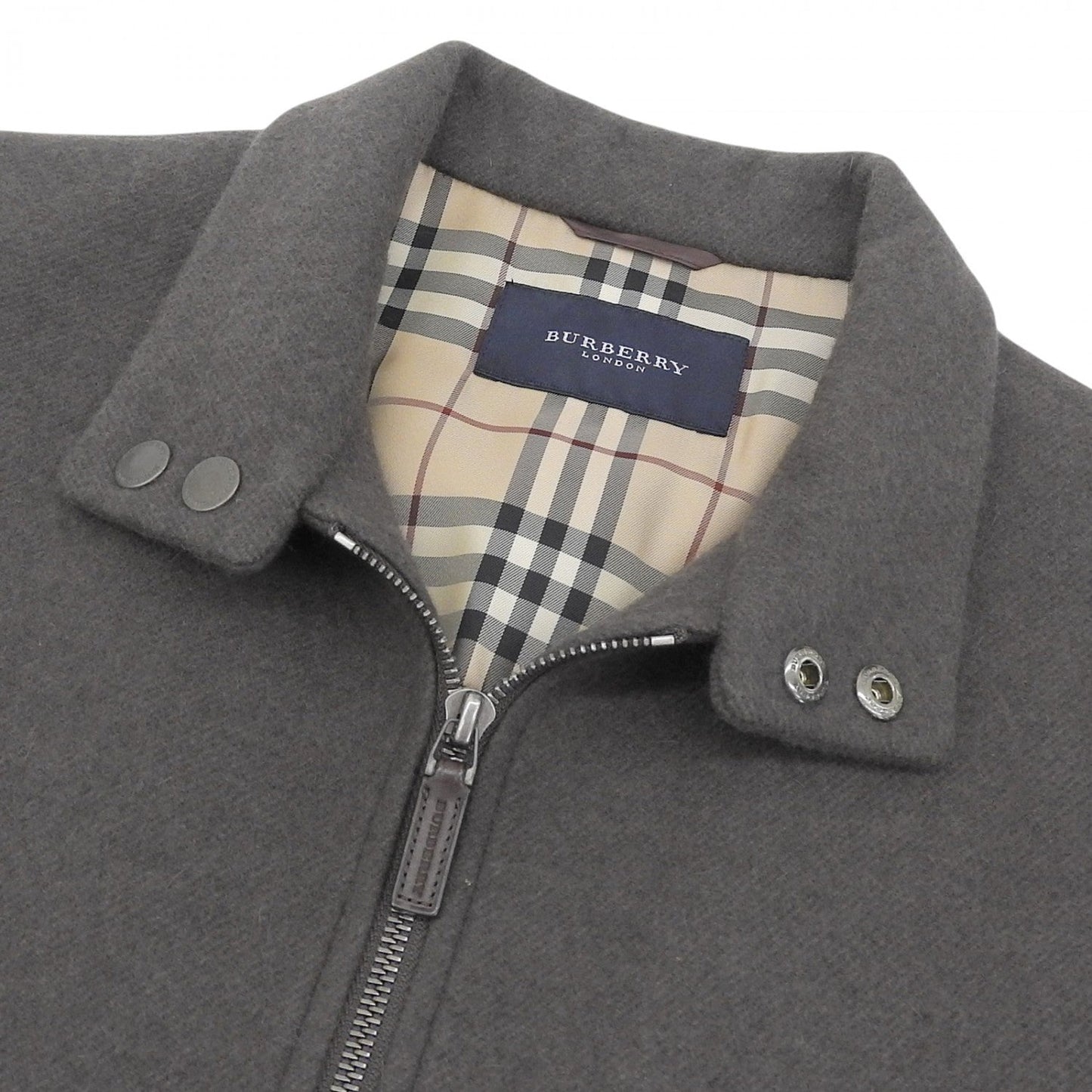 Burberry London Coat Wool Brown L