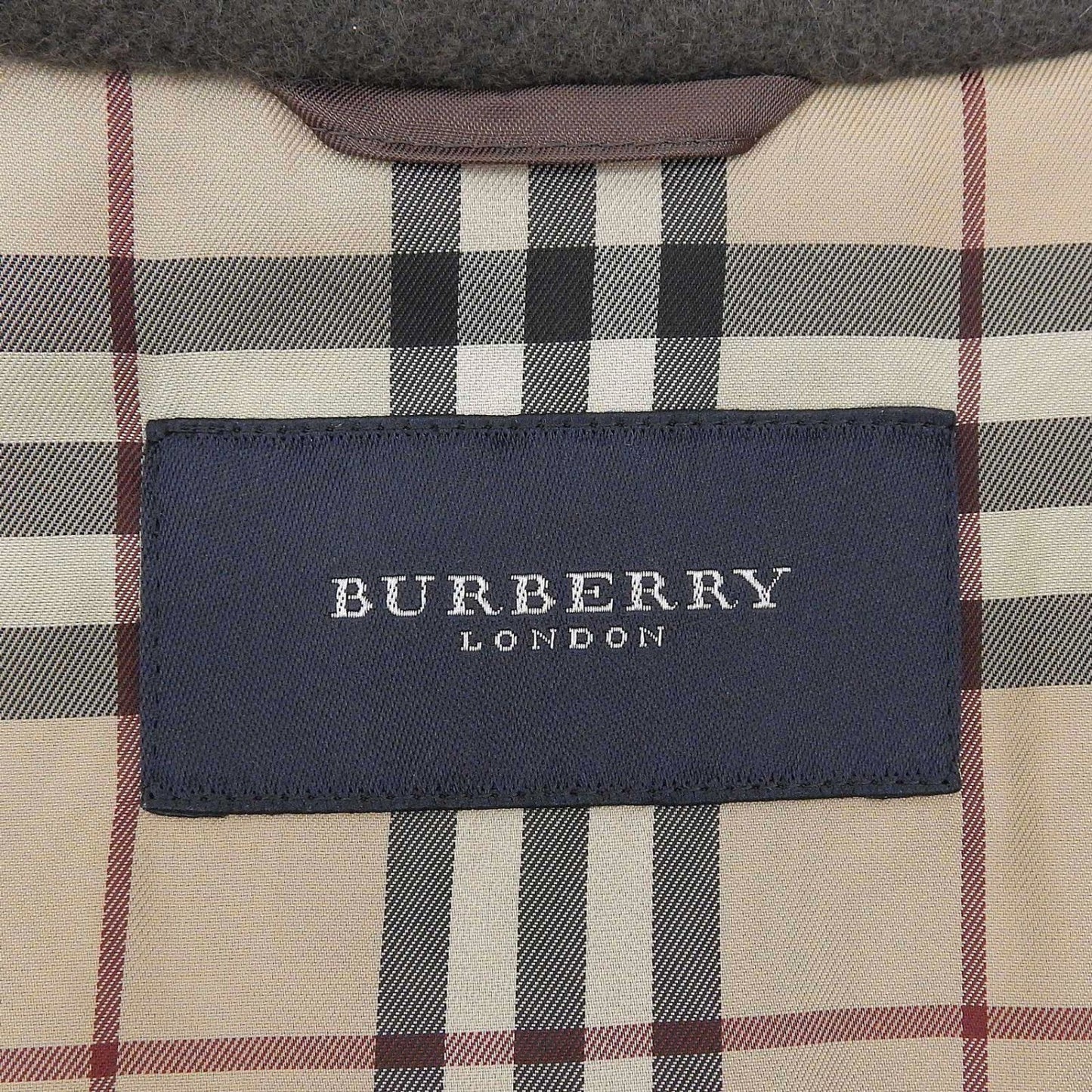 Burberry London Coat Wool Brown L