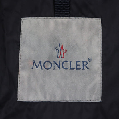 Moncler Down Jacket Leather Black Auriac 4