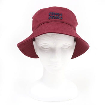 Miumiu Hat 5Hc196 Cotton Bordeaux M
