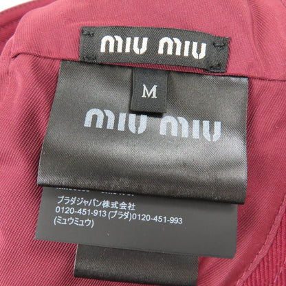 Miumiu Hat 5Hc196 Cotton Bordeaux M