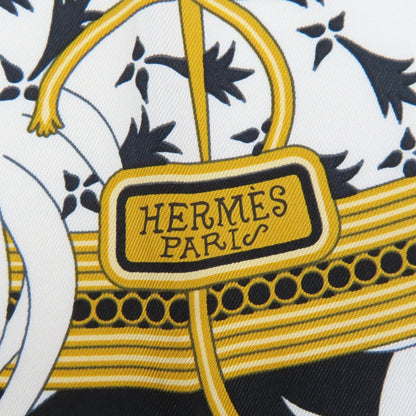 Hermes Scarf Silk Black Type Carre90 Legende Brodee