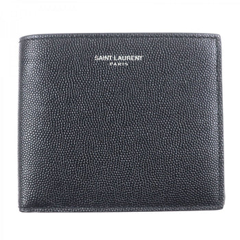 Saint Laurent Paris Bifold Wallet 396307 Leather Black