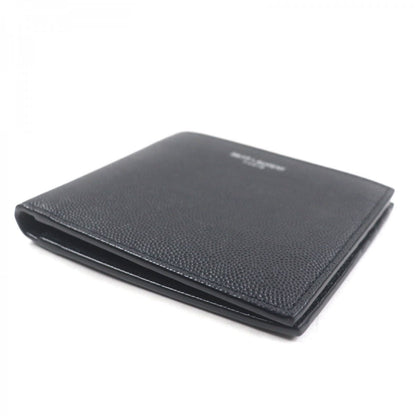 Saint Laurent Paris Bifold Wallet 396307 Leather Black