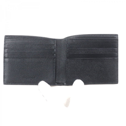 Saint Laurent Paris Bifold Wallet 396307 Leather Black