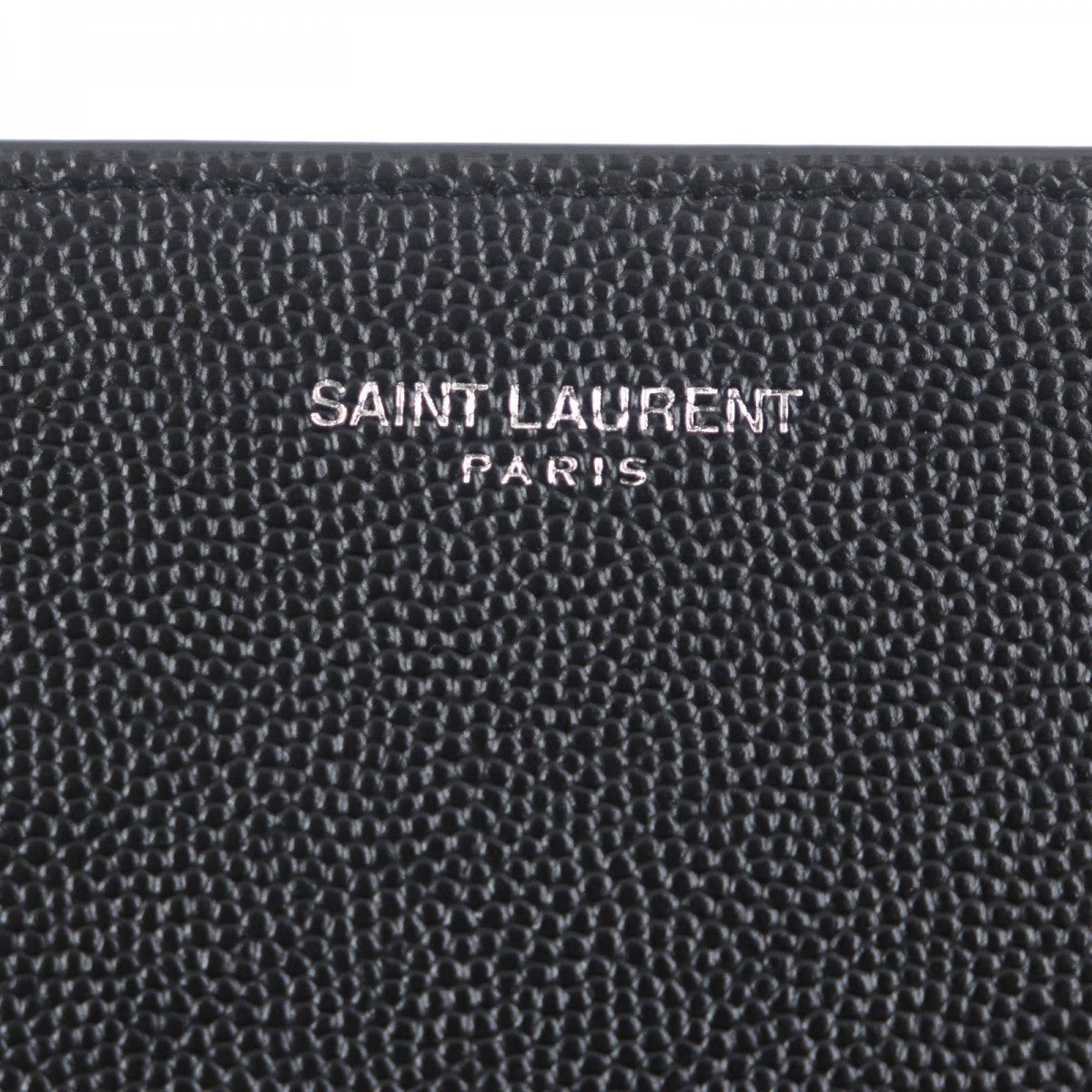 Saint Laurent Paris Bifold Wallet 396307 Leather Black