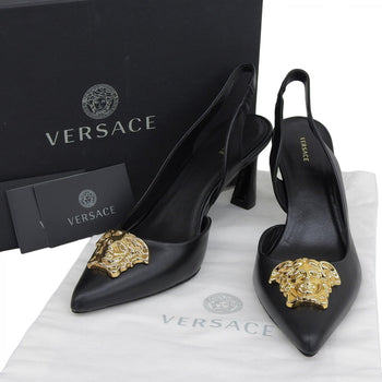 Versace Pumps 1009701 Leather Black 37