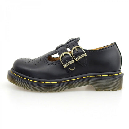 Dr.Martens Leather Shoes 12916 Leather Black Mary Jane 36