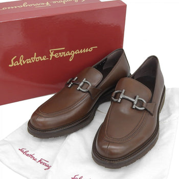 Salvatore Ferragamo Loafers 10382 Leather Brown Ganto 6