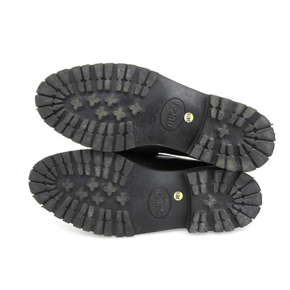 Gucci Loafers 101 6105 Leather Black 36.5