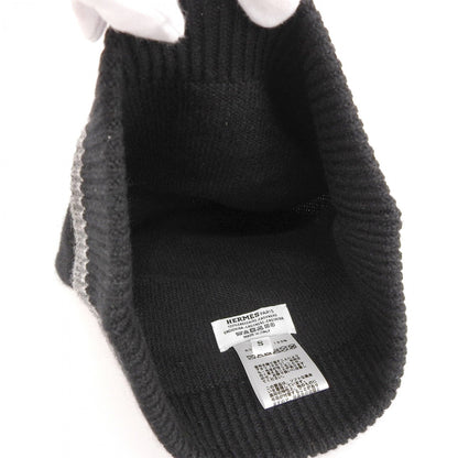 Hermes Knit Cap Cashmere Black Jacob S