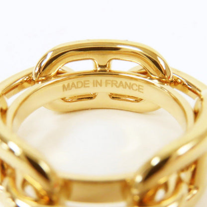 Hermes Scarf Ring Gold Plated Gold Legato
