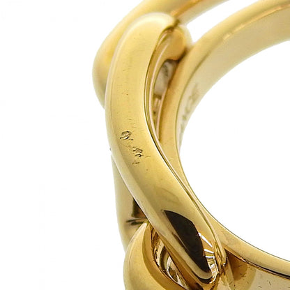 Hermes Scarf Ring Gold Plated Gold Legato