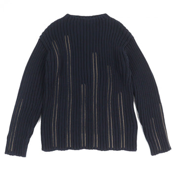 Hermes Knit Cotton Navy M