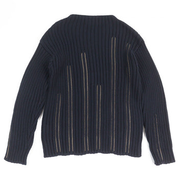 Hermes Knit Cotton Navy M