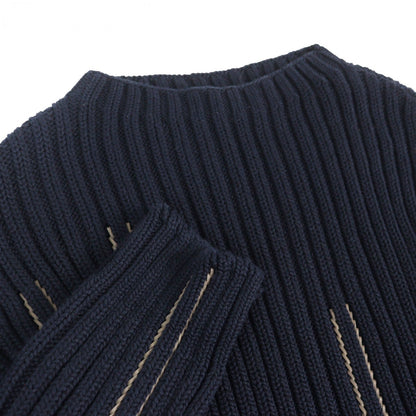 Hermes Knit Cotton Navy M