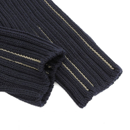 Hermes Knit Cotton Navy M