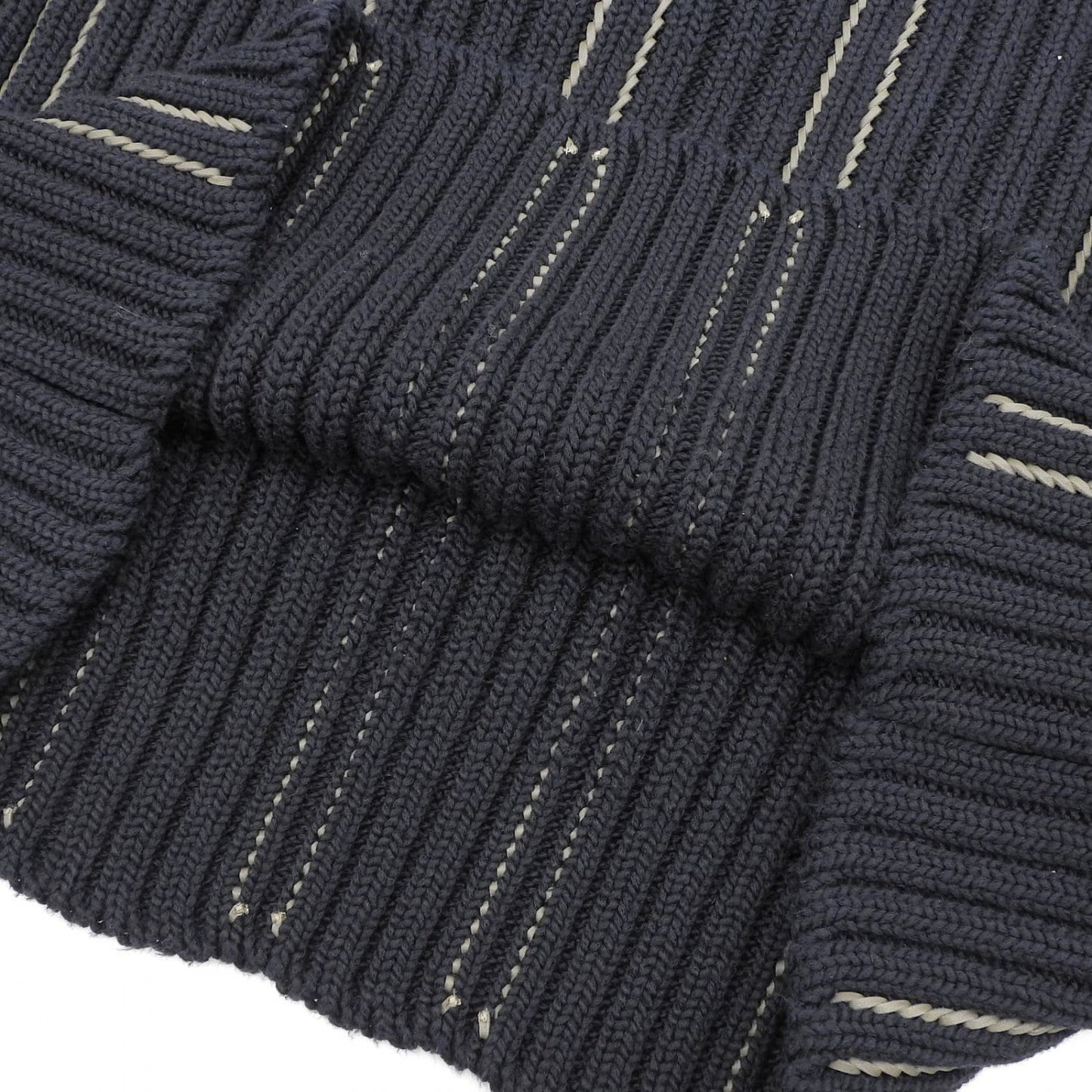 Hermes Knit Cotton Navy M