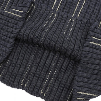 Hermes Knit Cotton Navy M