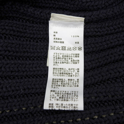 Hermes Knit Cotton Navy M