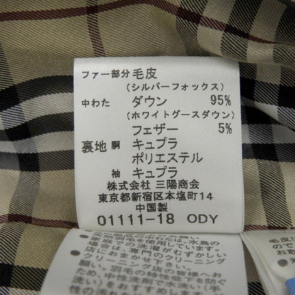 Burberry Black Label Down Coat Bmp03-900 Polyester Brown L